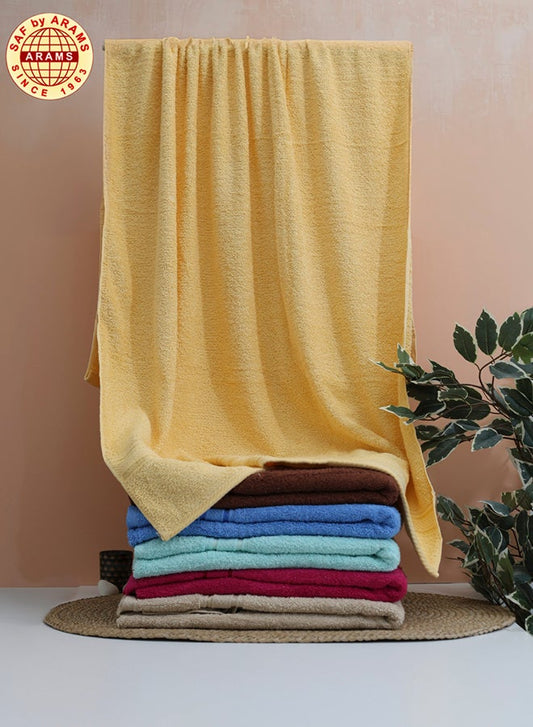 Fancy 6-Piece Dyed Bath Towel Set Luxury Face Towels