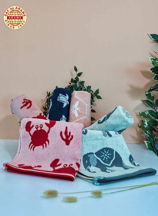 Deluxe 6-Piece Cotton Hand Towel Collection