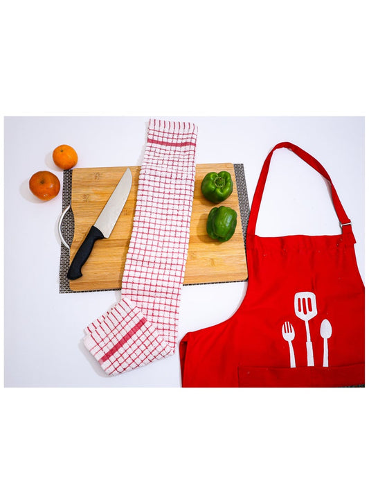 Premium 2-Piece Kitchen Towel Pack - Check Pattern
