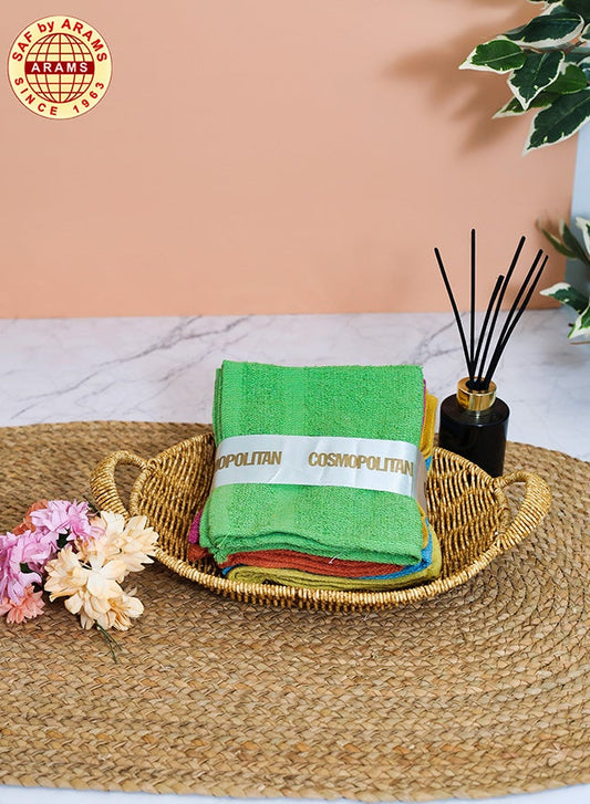 Colorful 12-Piece Face Towels