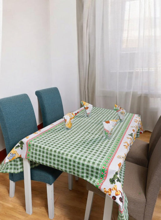 Elegant 13-Piece Tablecloth & Napkins Set For Upto 12 People
