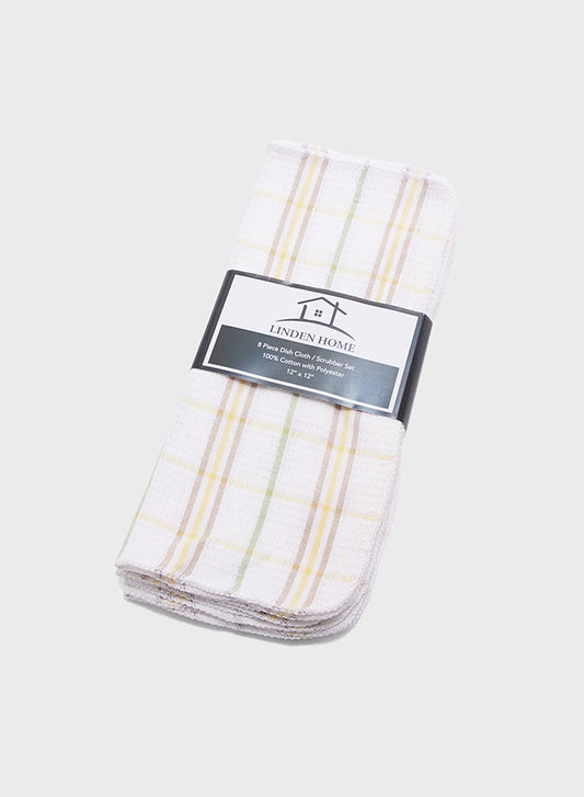 100% Cotton Multi-Purpose Cleaning Cloths – Pack of 6