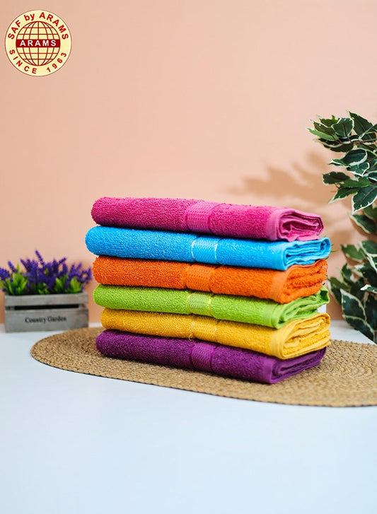Elegant Soft Visc 6-Piece Bath Towel Pack