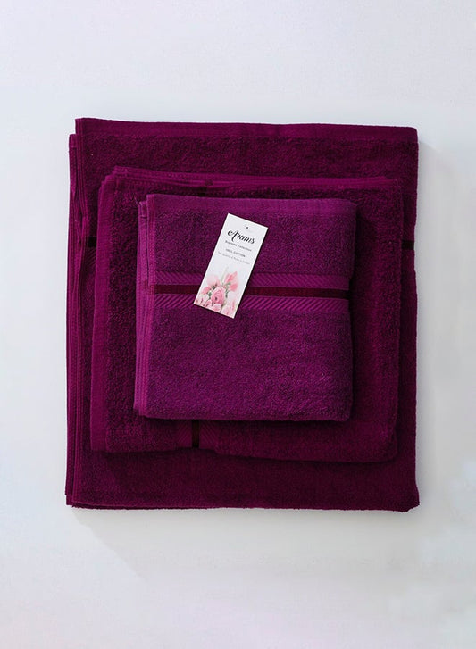 3-Piece Supreme Combed Cotton Towel Set