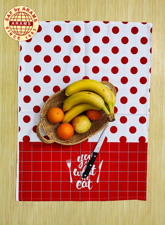 Essential 12-Pieces pack Kitchen Towel Set with Attractive Printed Patterns