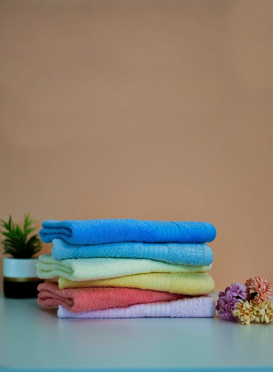 100% Pure Cotton Pastel Bath Towel