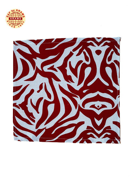 Elegant 6-Pieces 100% Cotton Printed Kitchen Napkins