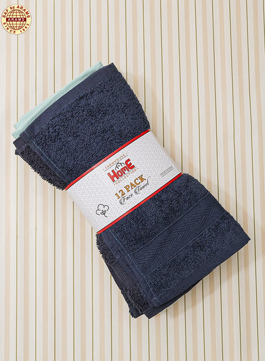 12-Piece Face Towel Collection