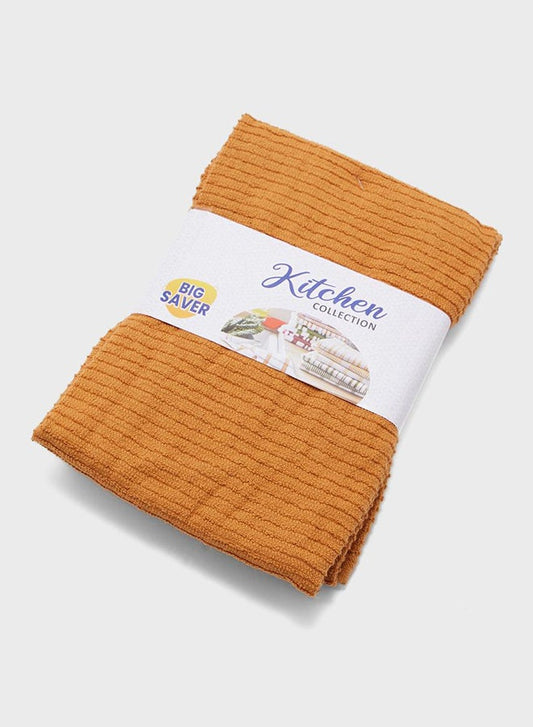 2-Piece Multi Purpose Towel Set Mustard Color