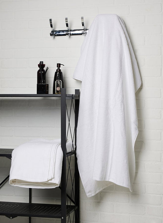 2-Piece 600 GSM Combed Cotton Bath Sheet Set